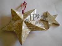Natural Christmas Hangings Stars
