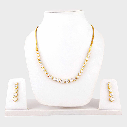 Round Stone Necklace