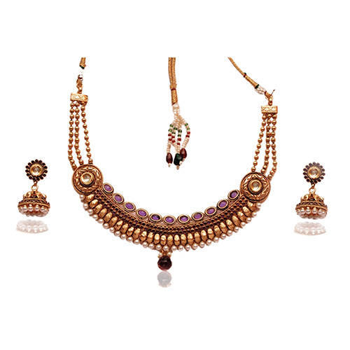 Antique Heavy Arc Necklace