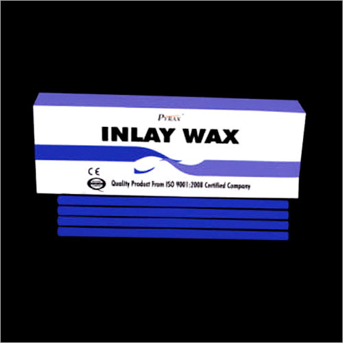 Dentel Inlay Wax - Paraffin Wax 100x10x5 mm Blue, Precise Modeling Easy Handling Durable