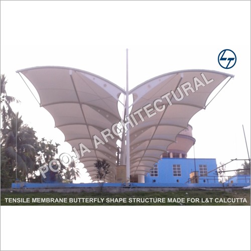 Tensile Membrane butterfly shape for restaurant