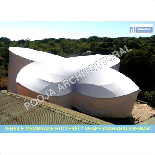 Tensile Membrane 3d butterfly shape wax museum st