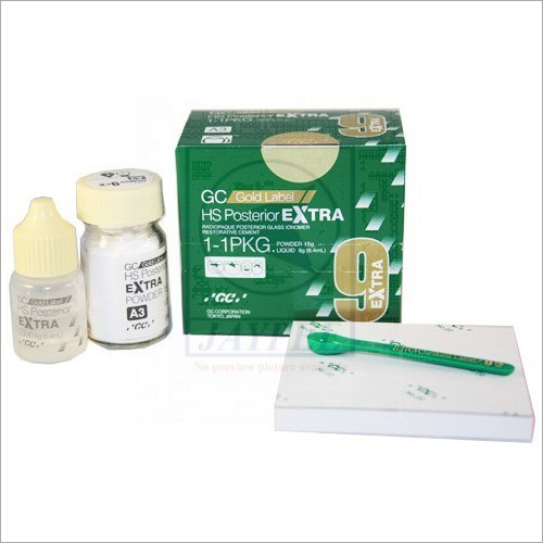 Dental Glass Ionomer Cement GC Fuji - Glass Ionomer, Various Dimensions, Green | Strong Bond, Low Sensitivity, Fast Setting, Durable