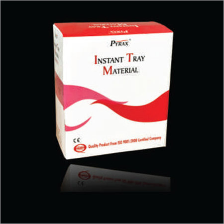 Dental Instant Tray Material - Polyvinyl Siloxane, Variable Dimensions | Quick Setting, Easy Application, Accurate Fit, Durable Trays
