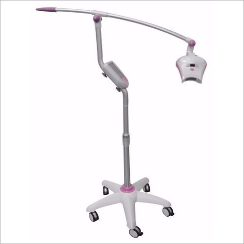 Teeth Whitening Machine - Plastic and Metal, 150x60x100cm, 10kg | Fast Whitening, High Intensity LED, Adjustable Arm, Mobile Base