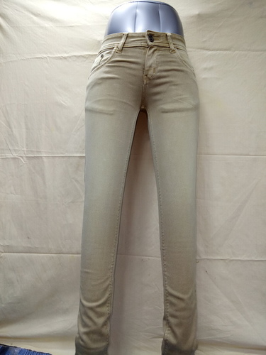 Light Brown Dark Phone Color Ladies Jeans