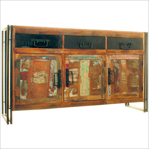 Reclaimed Wood Industrial Sideboard Reclaimed Wood Industrial Sideboard