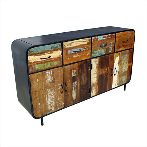 Mahogany Urban Chic Four Door Sideboard