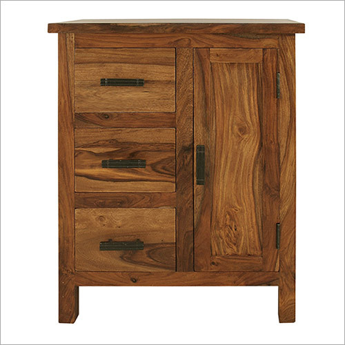 Mahogany 1 Door 3 Drawer Sideboard