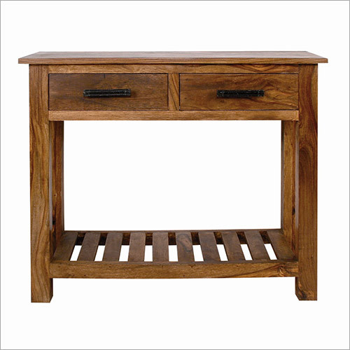 Mahogany 2 Drawer Console Table