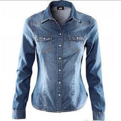 Blue Ladies Denim Garments