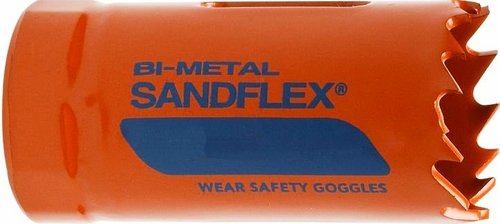 Bimetal Hole Saw - 27 mm Diameter, Cutting Depth 1 1/2" | Fits All Power Drills, Knockout Holes for Easy Core Removal
