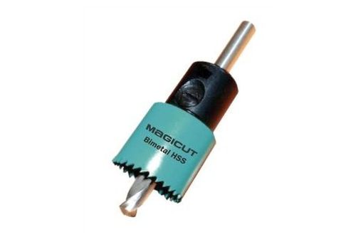 Bimetal Mini Hole Saw - 3/4 Inch (19 mm) | Tough Alloy Body with Toothed HSS Strips, Solid Back Disc for Smooth Cutting, Longer Life