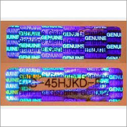 Holographic Paper Label