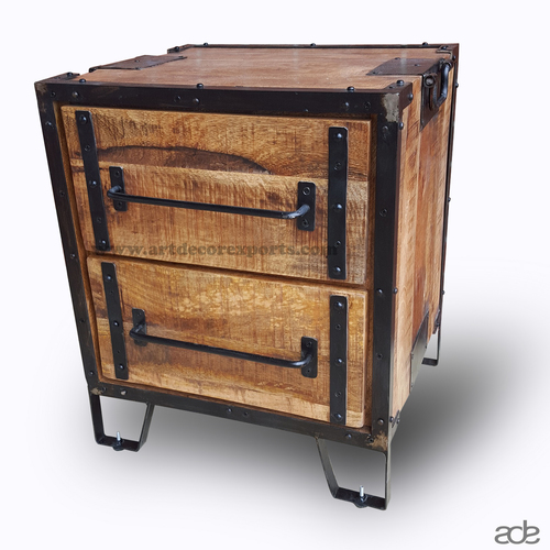 Natural Industrial Bedside
