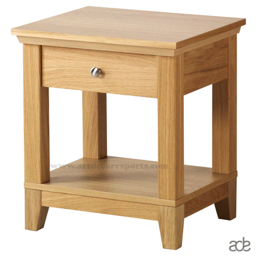 Natural Solid Bedside