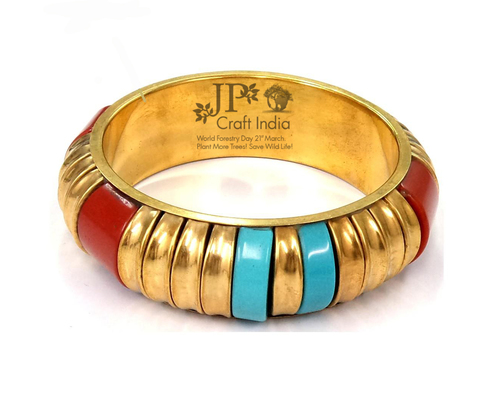 Brass Resin Pipe Bangle Diameter: 66 Millimeter (Mm)