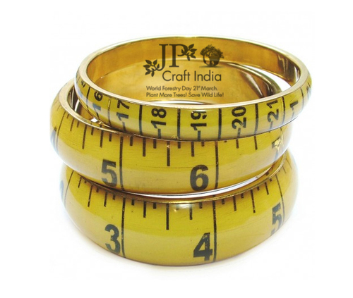 Inch Tape Bangle Set Diameter: 66 Millimeter (Mm)