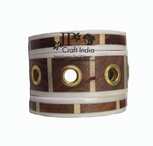 Resin Wood Bangle Set Diameter: 66 Millimeter (Mm)
