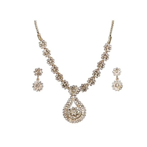 Flower Stone Necklace