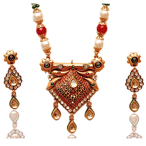 Antique Designer Beads Necklace
