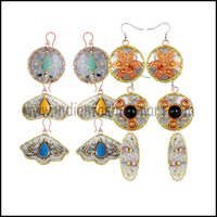 Tri Metal Earrings