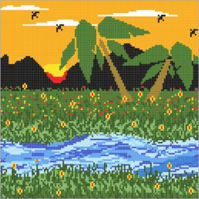 Nature CAD Design Tiles