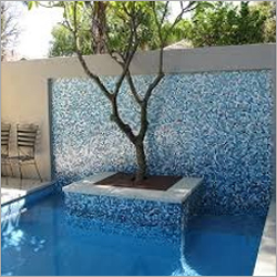 Swimming Pool Blue Tiles