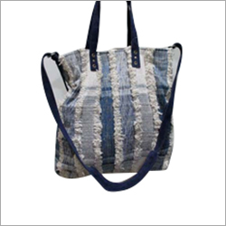 SHOPPER BAG IN MULTI FABRIC