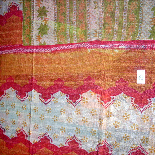 100% Polyester Handmade Kantha Quilts