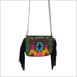 MULTI COLOR BEADED BAG