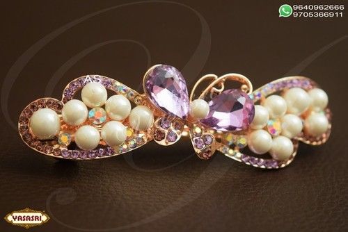 Pink And Cream New Design Hair Clips