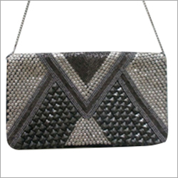 BEADED SHOULDER CLUTCH