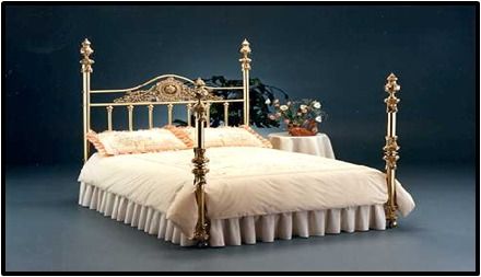 Fome Pilar Brass Bed Dimension(L*W*H): 180X20  Centimeter (Cm)