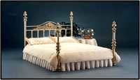 FOME PILAR BRASS BED