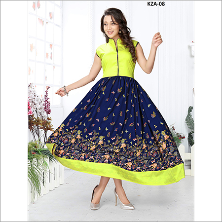Ladies Trendy Printed Frock