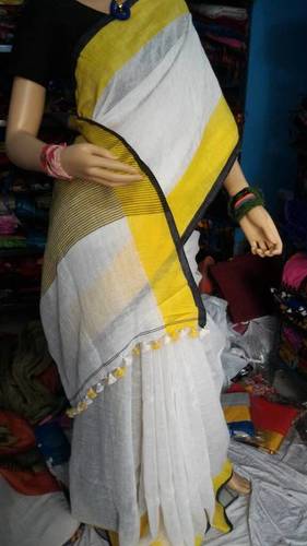 All Linen Saree