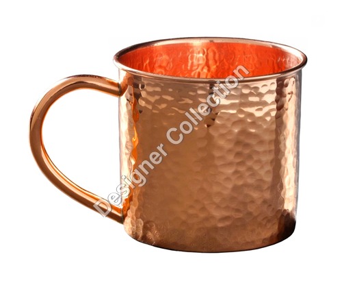 Solid Copper Hammered Moscow Mule Mug