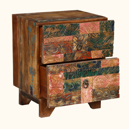 Appealing Curved Design Bedside