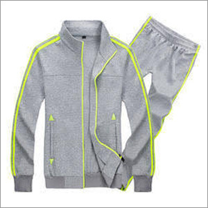 Grey Mens Fleece Tracksuit