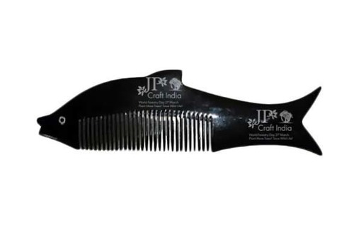 Polished Natural Horn Comb