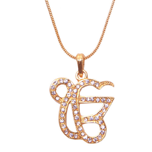 Omkar Pendant - Imitation Metal, Elegant Design in Various Colors | Versatile Jewelry Set for All Occasions