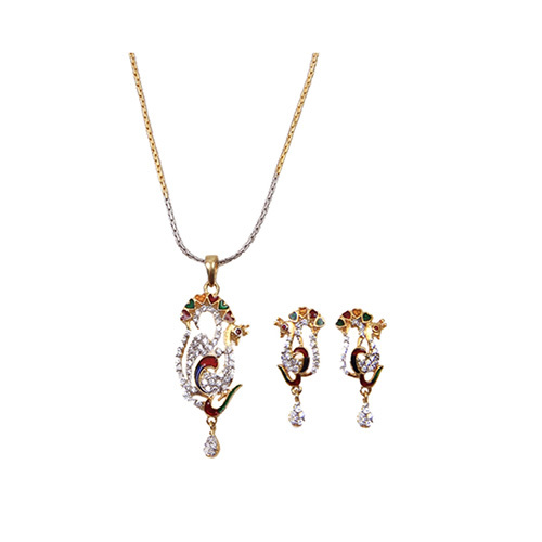 Dancing Peacock Pendant