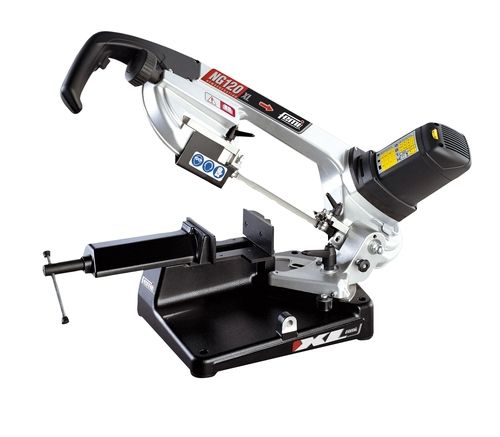 Silver And Black Portable Bandsaw Machine