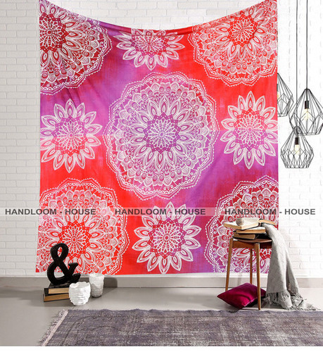 Cotton Wall Tapestry  Bed Sheet