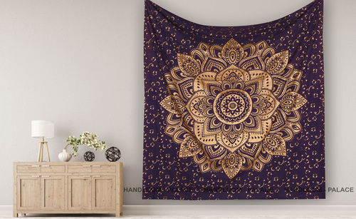 Handloom Bed Sheet Wall Tapestry