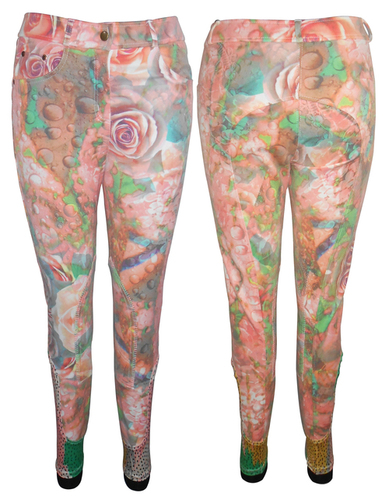 Printed Horse Riding Knee Breeches