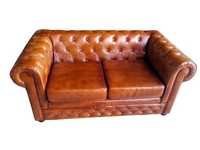 Leather Sofa Chair - 100% Leather, 209 X 83 X 74 Cm | Modern Design, Handmade Artwork, Indoor Furniture
