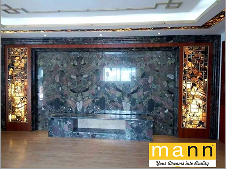 Natural Backlit Crystal Granite
