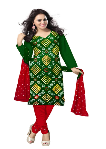 Bandhej Dress Material